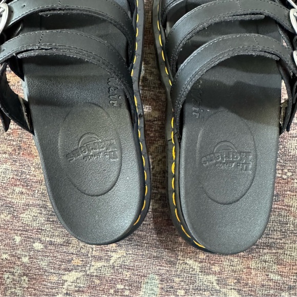 Dr. Martens Blaire Slide Platform Sandals Black US 9 EU 41 UK 7 - Picture 9 of 12